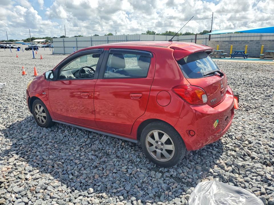2015 Mitsubishi Mirage VIN ML32A4HJ8FH035117 COPART salvage auction — FRONT END, FL - CERT OF TITLE SLVG REBUILDABLE, sold $475 on 2026-07-24 (photo 2)