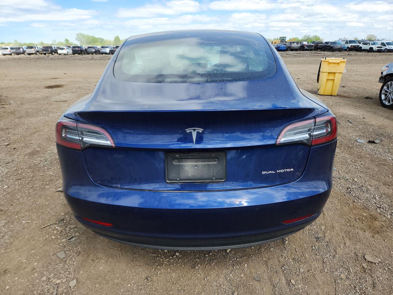 2018 Tesla Model 3 VIN 5YJ3E1EB9JF095191 COPART salvage auction — Front End, IL - SALVAGE CERTIFICATE, sold $2,350 on 2026-06-30 (photo 6)