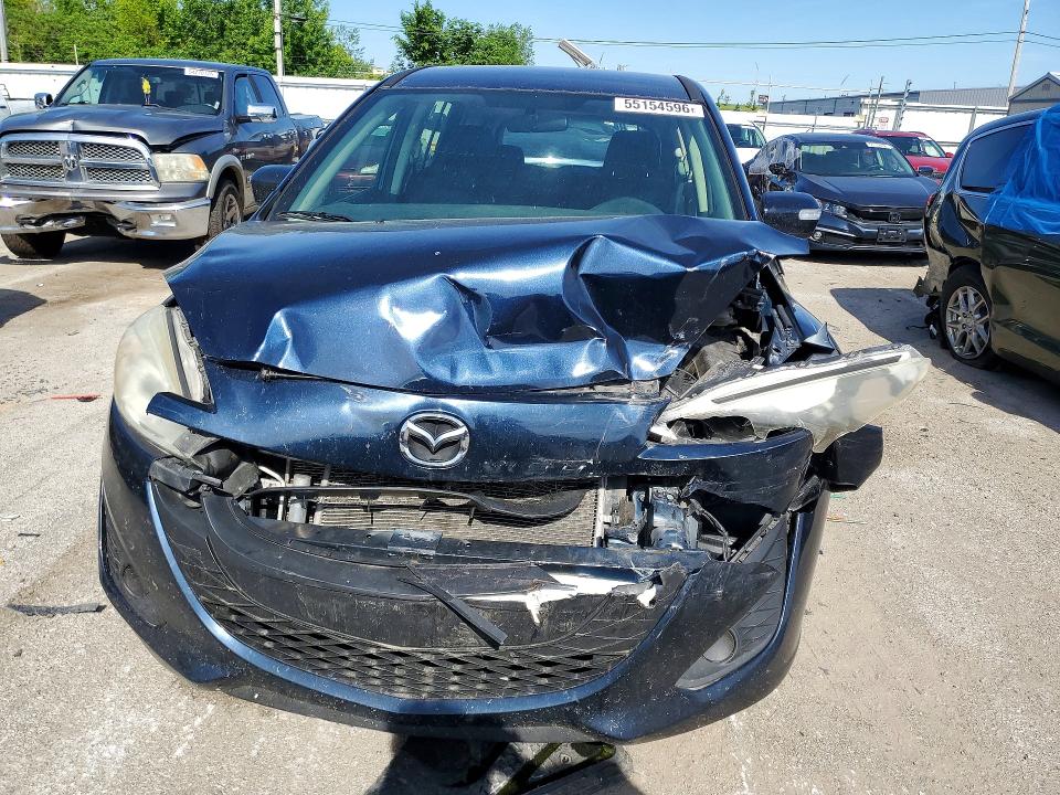 2014 Mazda 5 VIN JM1CW2BL4E0172327 COPART salvage auction — FRONT END, In - Cert Of Title-Salvage Title, sold $400 on 2026-07-13 (photo 5)