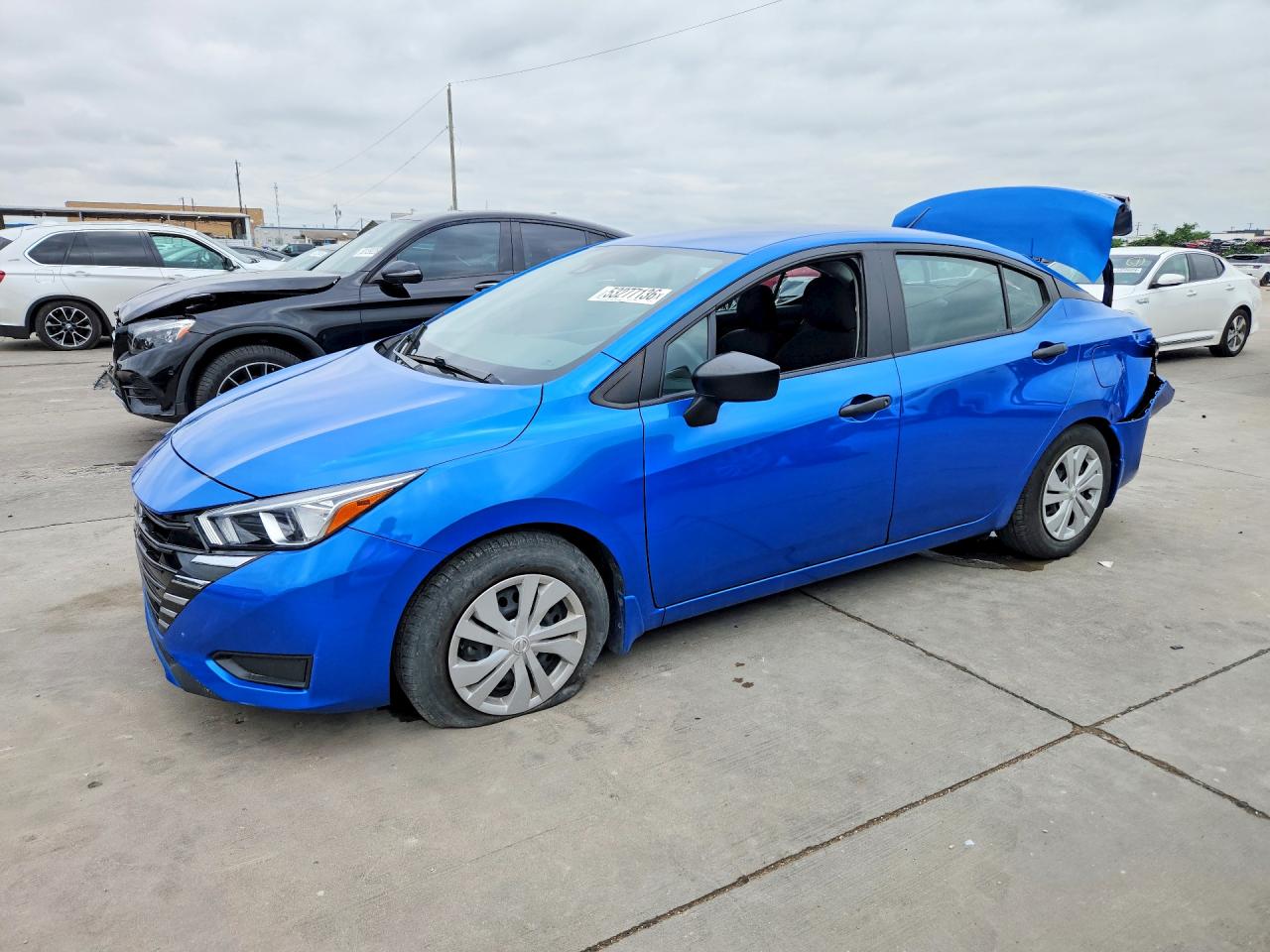 2023 Nissan Versa VIN 3N1CN8DVXPL830133 COPART salvage auction — Rear End, TX - SALVAGE VEHICLE TITLE, sold $2,950 on 2026-06-29 (photo 1)
