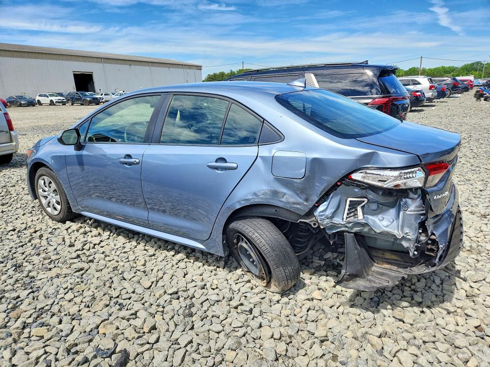 2021 Toyota Corolla VIN JTDEPMAE9MJ166908 COPART salvage auction — REAR END, Nj - Cert Of Title-Salvage, sold $4,200 on 2026-07-22 (photo 2)