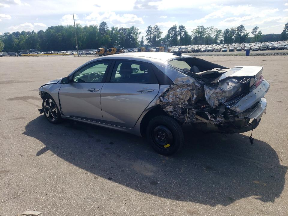 2023 Hyundai VIN 5NPLS4AG7PH115329 COPART salvage auction — REAR END, NC - SALVAGE CERTIFICATE OF TITLE, sold $1,300 on 2026-07-28 (photo 2)