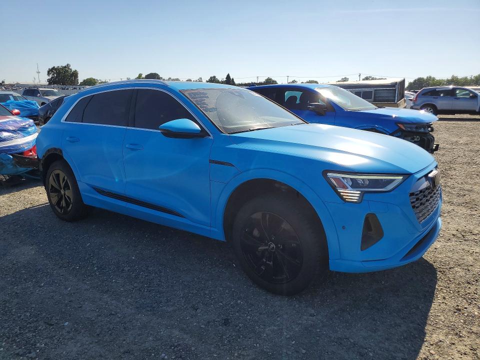 2024 Audi Q8 VIN WA15AAGE9RB020348 COPART salvage auction — REAR END, Ca - Salvage Certificate, sold $17,100 on 2026-07-21 (photo 4)