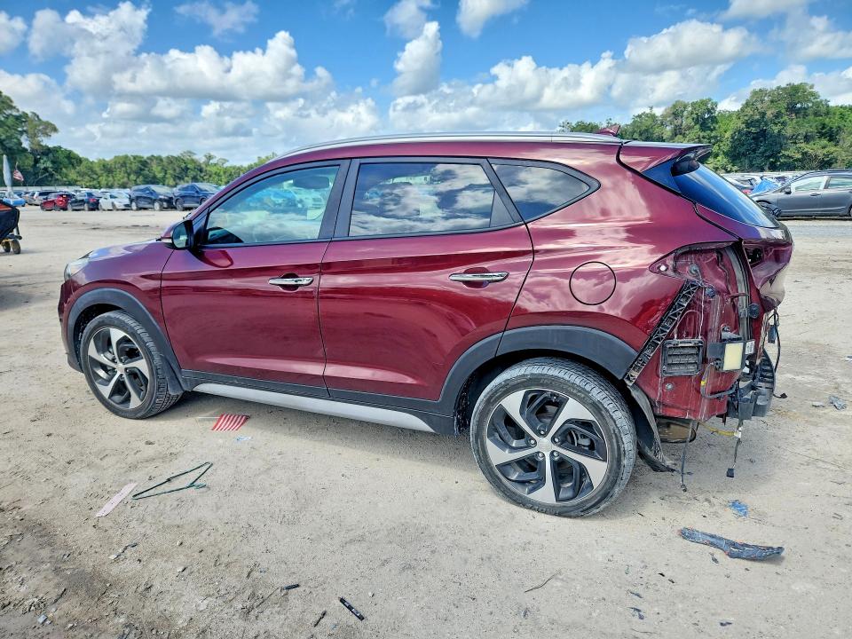 2018 Hyundai Tucson VIN KM8J3CA21JU645811 COPART salvage auction — REAR END, Fl - Cert Of Title Slvg Rebuildable, sold $3,900 on 2026-07-14 (photo 2)