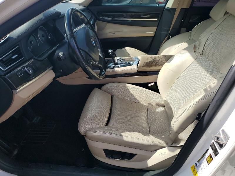 2012 BMW 7 series VIN WBAKB4C5XCC576017 COPART salvage auction — MECHANICAL, Fl - Cert Of Title-Rebuilt, sold $300 on 2026-07-08 (photo 7)