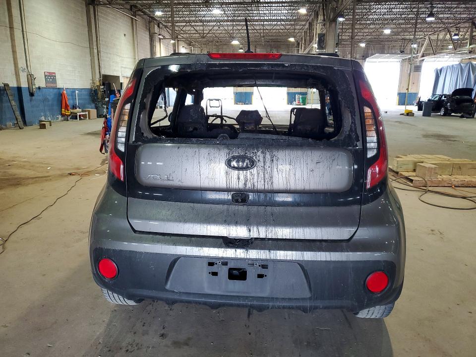 2019 Kia Soul VIN KNDJN2A27K7012920 COPART salvage auction — Burn Engine, Oh - Cert Of Title-Salvage, sold $300 on 2026-07-31 (photo 6)