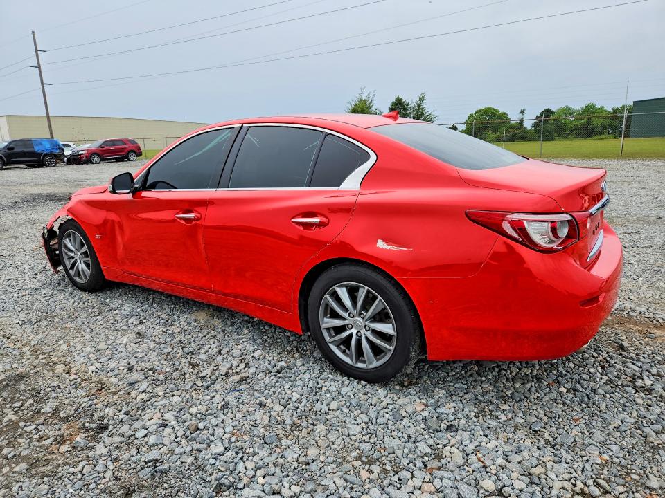 2015 Infiniti Q50 VIN JN1BV7AP0FM337772 COPART salvage auction — FRONT END, GA - CERT OF TITLE-SALVAGE, sold $700 on 2026-07-28 (photo 2)