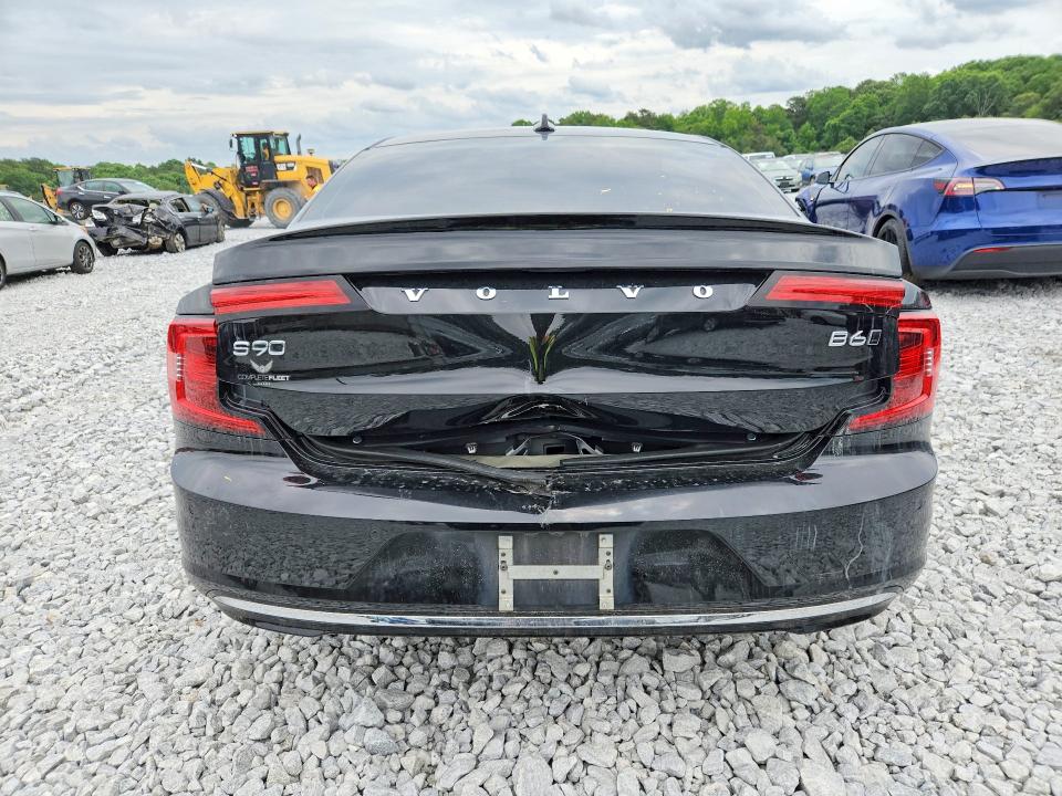 2023 Volvo S90 VIN LVY062MN1PP343555 COPART salvage auction — ENGINE BURN, GA - CERT OF TITLE-SALVAGE, sold $975 on 2026-09-01 (photo 6)
