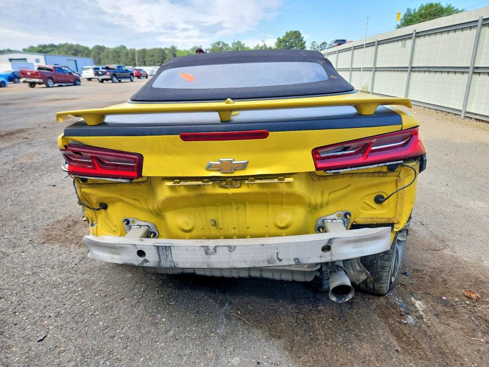 2018 Chevrolet Camaro VIN 1G1FB3DS5J0118301 COPART salvage auction — ALL OVER, La - Cert Of Title-Salvage, sold $1,050 on 2026-07-09 (photo 6)