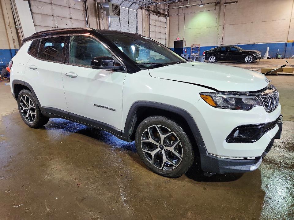 2025 Jeep Compass VIN 3C4NJDCN5ST557252 COPART salvage auction — FRONT END, Mi - Scrap Certificate Of Title, sold $1,450 on 2026-07-03 (photo 4)