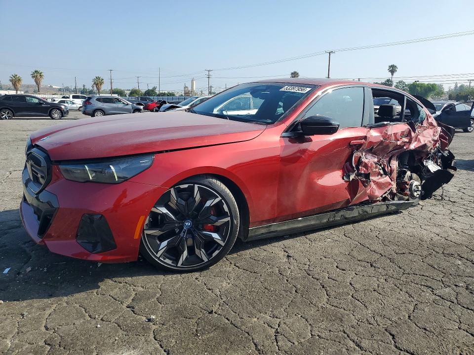 2025 BMW I5 VIN WBY43FK05SCT20391 COPART salvage auction — REAR END, CA - SALVAGE CERTIFICATE, sold $18,000 on 2026-07-20 (photo 1)