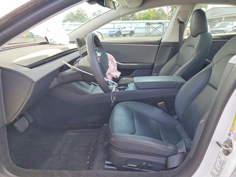 2024 Tesla Model 3 VIN 5YJ3E1EA7RF730346 COPART salvage auction — FRONT END, Ca - Salvage Certificate, sold $11,800 on 2026-07-22 (photo 7)