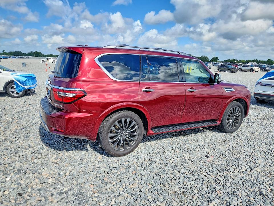 2023 Nissan Armada VIN JN8AY2DAXP9401125 COPART salvage auction — SIDE, Fl - Cert Of Title Slvg Rebuildable, sold $15 on 2026-07-31 (photo 3)