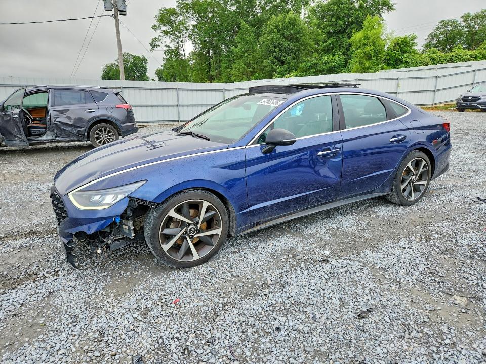 2022 Hyundai Sonata VIN 5NPEJ4J28NH133349 COPART salvage auction — FRONT END, Nc - Dealer Only Clean Title, sold $7,900 on 2026-07-29 (photo 1)