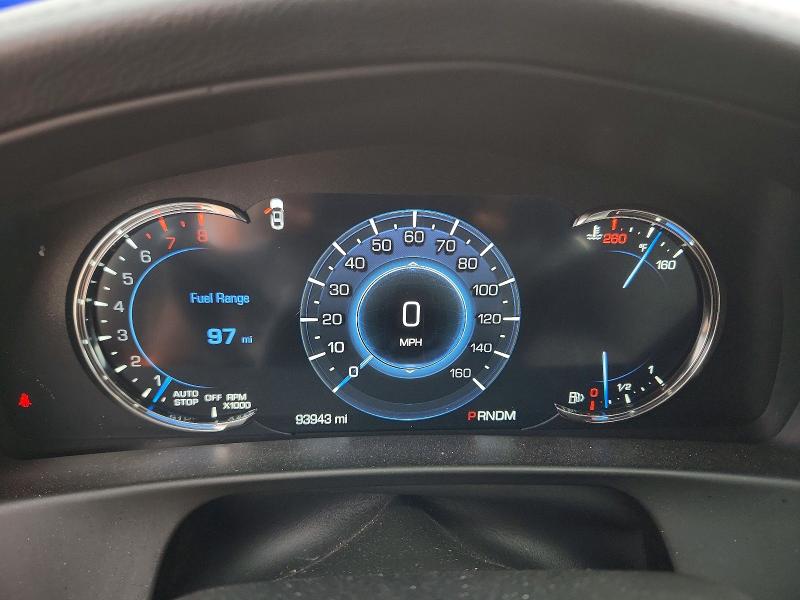 2016 Cadillac Ct6 VIN 1G6KF5RS6GU153724 COPART salvage auction — REAR END, TX - SALVAGE VEHICLE TITLE (P), sold $7,300 on 2026-07-07 (photo 9)