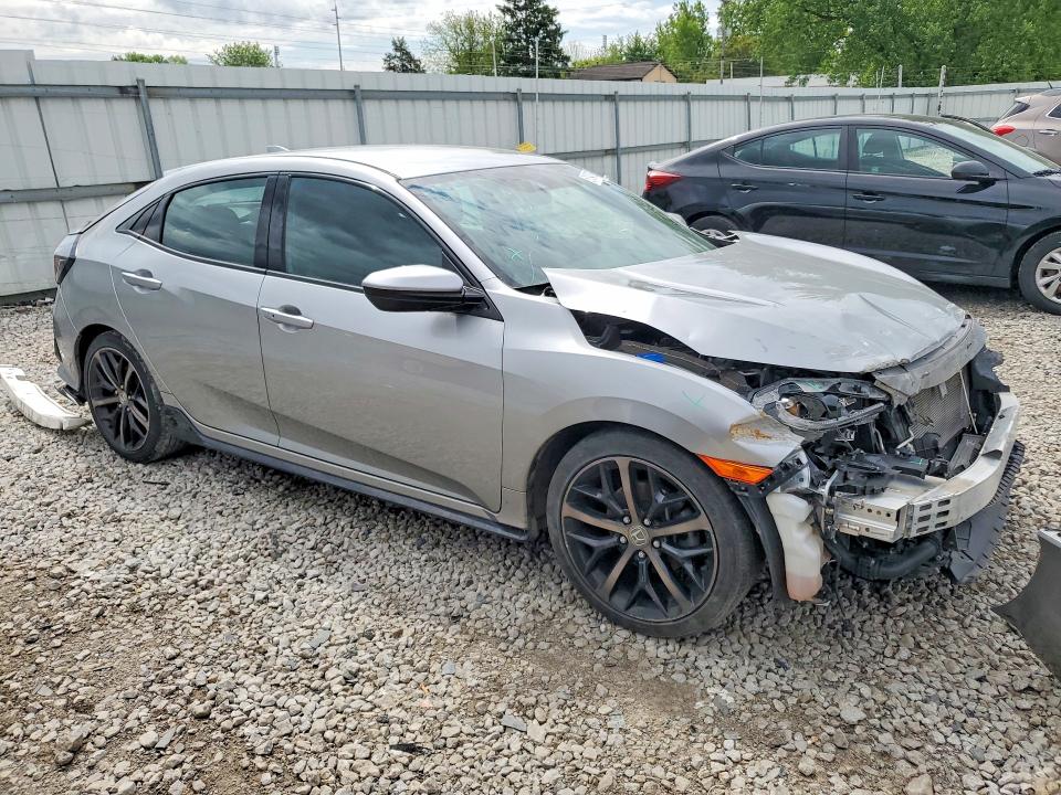 2020 Honda VIN SHHFK7H48LU203887 COPART salvage auction — FRONT END, Oh - Cert Of Title-Salvage, sold $4,300 on 2026-07-24 (photo 4)