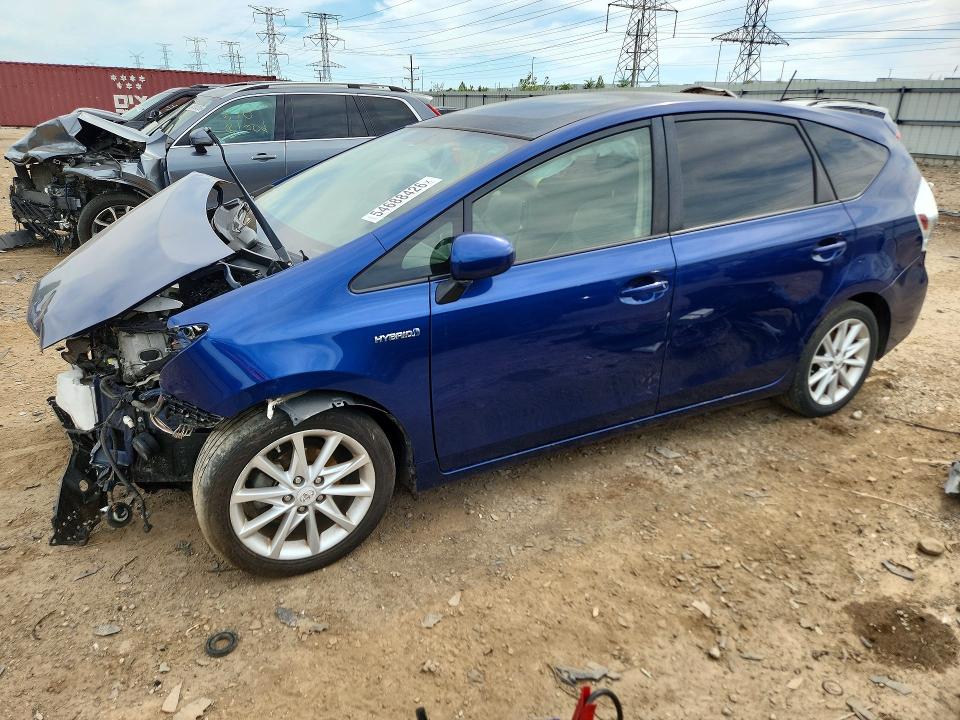 2012 Toyota Prius VIN JTDZN3EUXC3113253 COPART salvage auction — FRONT END, Il - Salvage Certificate, sold $1,100 on 2026-07-09 (photo 1)