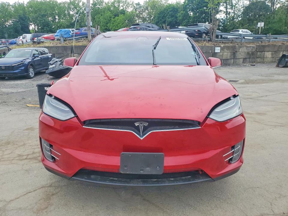2020 Tesla Model x VIN 5YJXCBE28LF298315 COPART salvage auction — REAR END, Nj - Cert Of Title-Salvage, sold $7,800 on 2026-07-30 (photo 5)