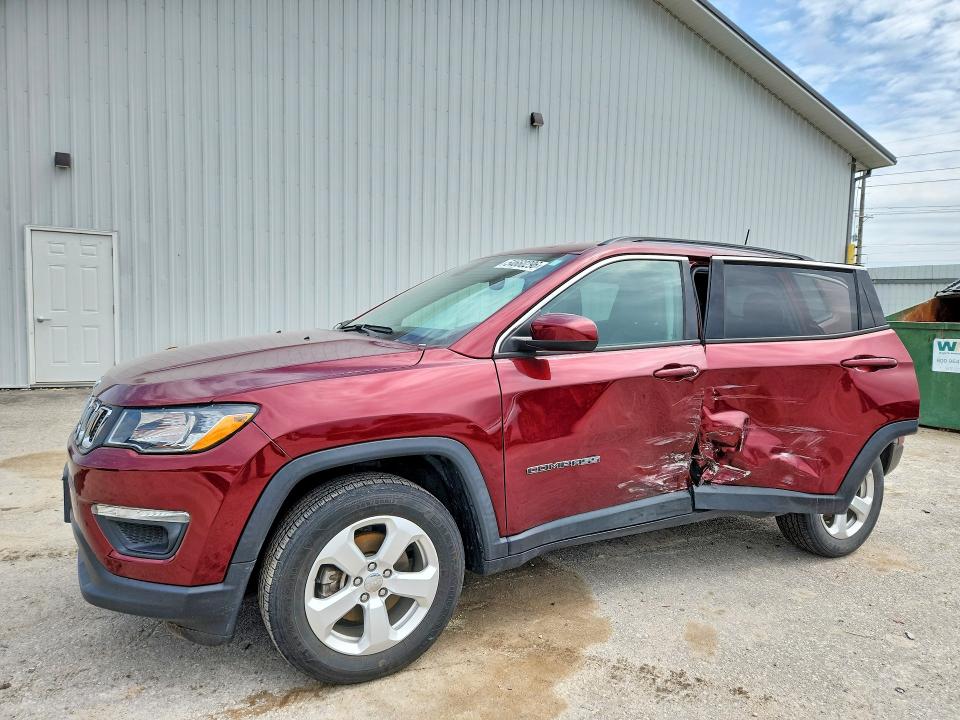 2021 Jeep VIN 3C4NJDBB9MT555126 COPART salvage auction — SIDE, Ia - Cert Of Title-Salvage Title, sold $6,300 on 2026-07-24 (photo 1)
