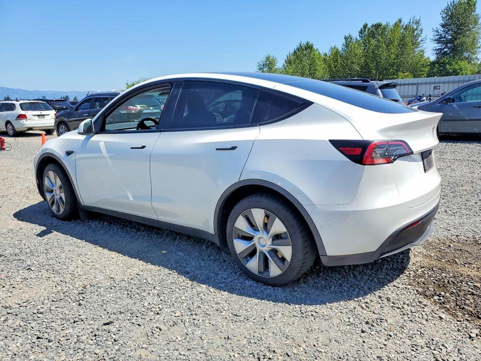 2021 Tesla Model y VIN 5YJYGDEE1MF198198 COPART salvage auction — FRONT END, Wa - Bill Of Sale, sold $11,800 on 2026-07-13 (photo 2)