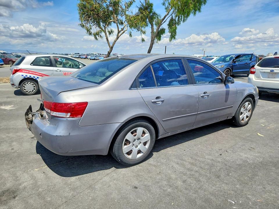 2008 Hyundai Sonata VIN 5NPET46C88H362355 COPART salvage auction — REAR END, Ca - Salvage Certificate, sold $450 on 2026-07-08 (photo 3)