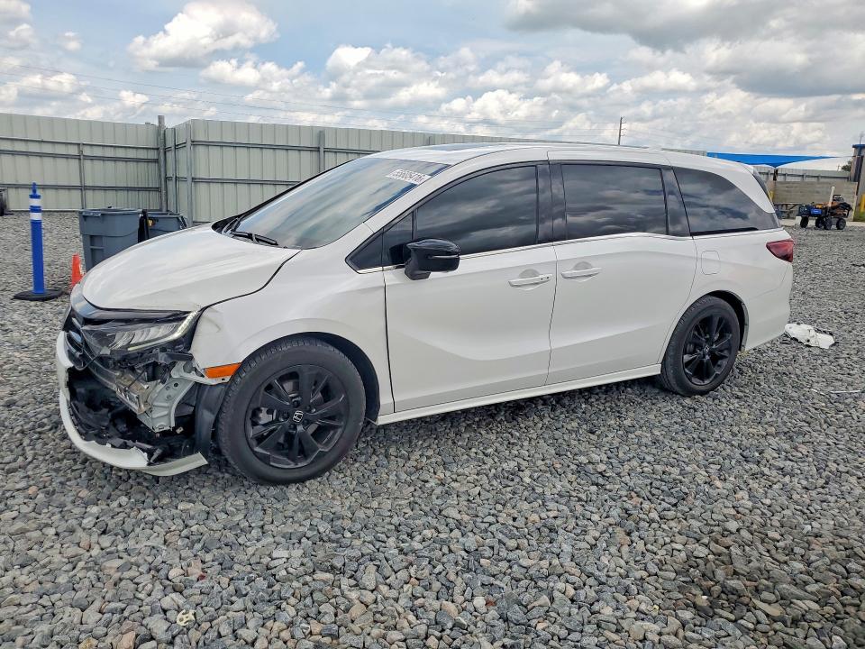 2024 Honda Odyssey VIN 5FNRL6H79RB069366 COPART salvage auction — FRONT END, Fl - Cert Of Title Slvg Rebuildable, sold $16,200 on 2026-07-28 (photo 1)