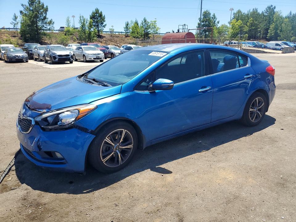 2014 Kia Forte VIN KNAFX4A84E5052384 COPART salvage auction — FRONT END, Sc - Cert Of Title-Salvage, sold $1,000 on 2026-07-17 (photo 1)