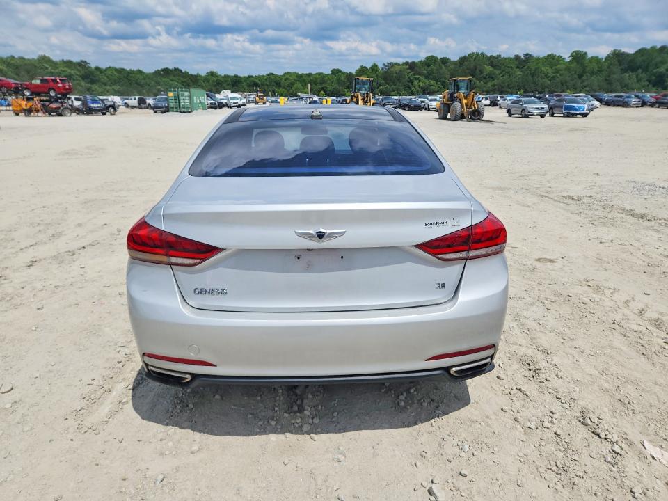 2015 Hyundai VIN KMHGN4JE6FU101591 COPART salvage auction — FRONT END, GA - CERT OF TITLE-SALVAGE, sold $900 on 2026-07-23 (photo 6)