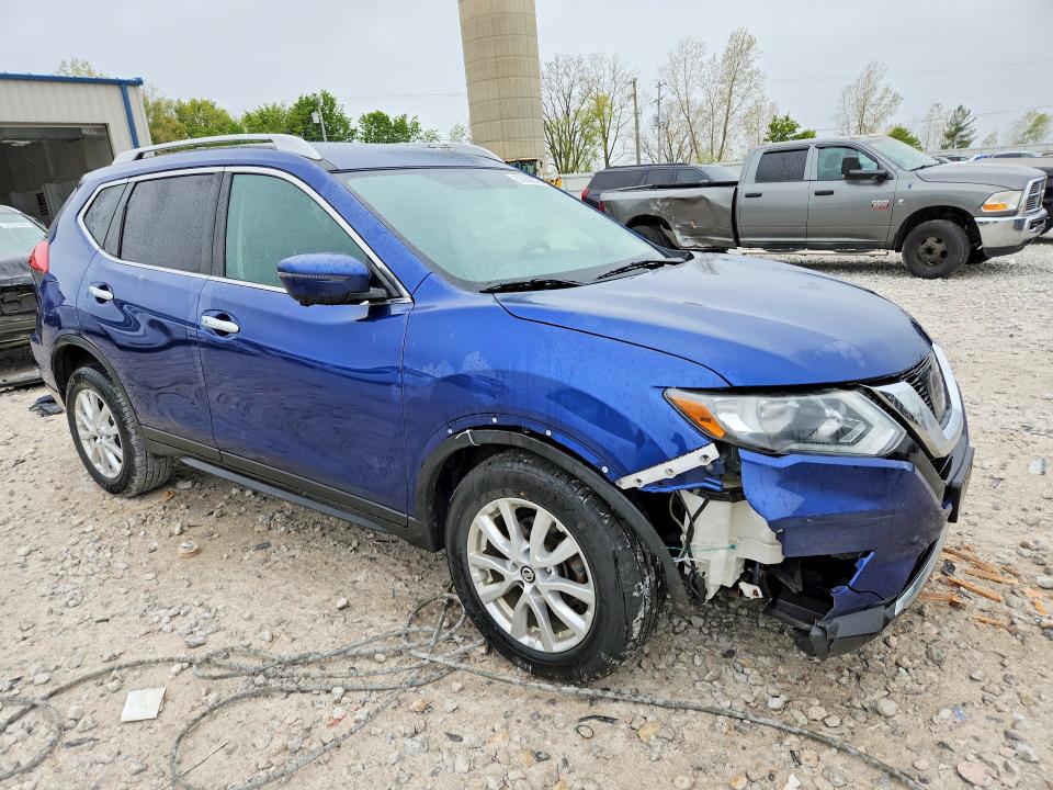 2017 Nissan Rogue VIN 5N1AT2MV7HC865180 COPART salvage auction — FRONT END, Mi - Certificate Of Title, sold $1,600 on 2026-07-02 (photo 4)