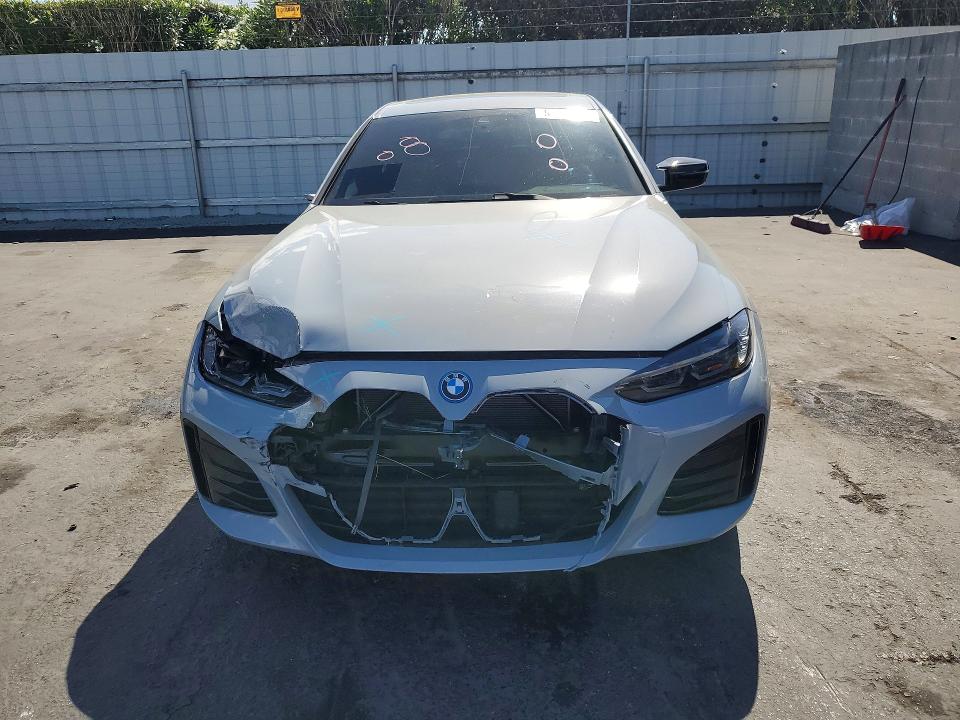 2023 BMW I4 VIN WBY33AW08PFR39954 COPART salvage auction — FRONT END, Ca - Salvage Certificate, sold $19,600 on 2026-07-02 (photo 5)