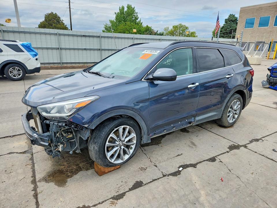 2017 Hyundai Santa fe VIN KM8SMDHF3HU244481 COPART salvage auction — FRONT END, Co - Public - Salvage Title, sold $1,150 on 2026-07-27 (photo 1)
