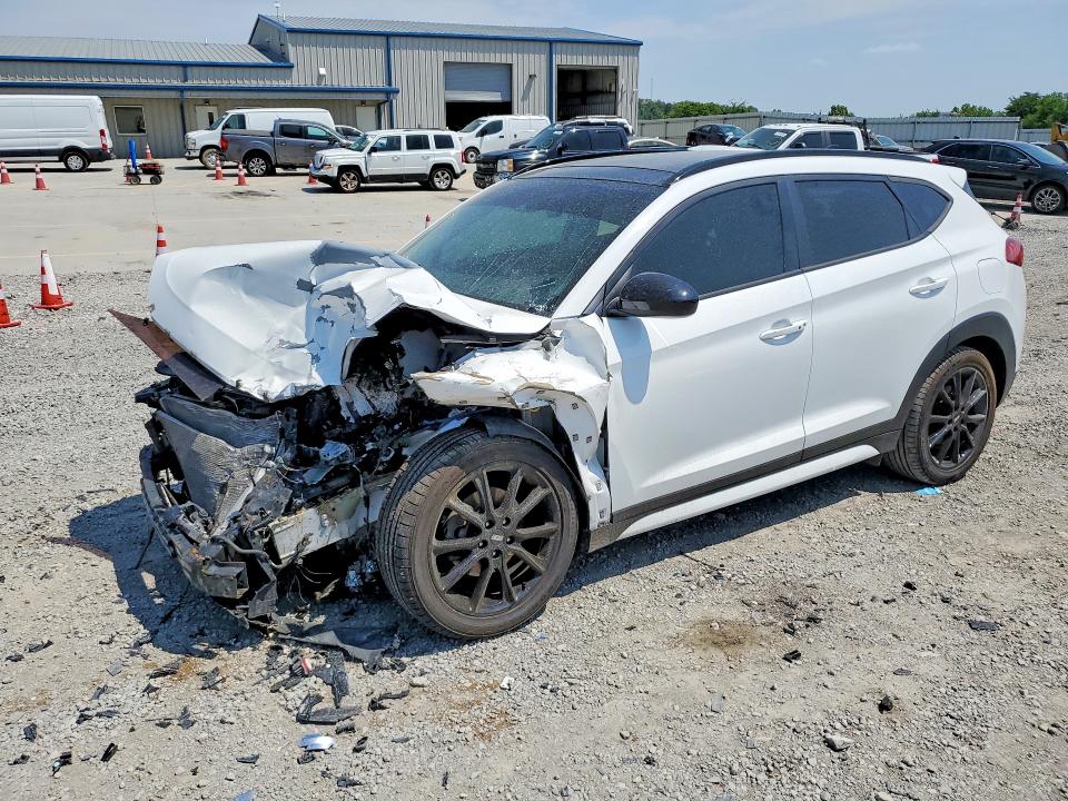 2019 Hyundai Tucson VIN KM8J3CAL9KU945705 COPART salvage auction — FRONT END, Ky - Cert Of Title-Salvage, sold $1,850 on 2026-07-16 (photo 1)