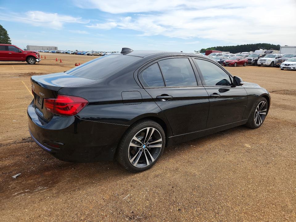 2018 BMW 3er VIN WBA8D9C56JA616345 COPART salvage auction — FRONT END, Tx - Salvage Vehicle Title, sold $2,250 on 2026-07-06 (photo 3)
