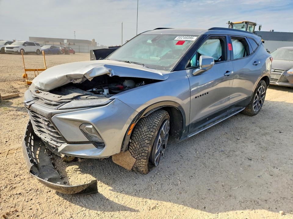 2023 Chevrolet Blazer VIN 3GNKBKRS4PS197199 COPART salvage auction — SIDE, Ab - Bos - Nonrepairable, sold $1,500 on 2026-07-02 (photo 1)