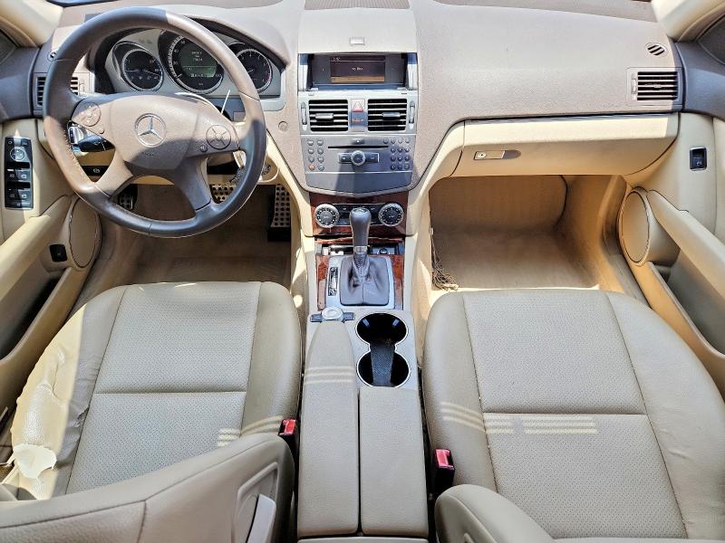 2011 Mercedes-benz C class VIN WDDGF5EB5BR173022 COPART salvage auction — REAR END, Tx - Salvage Vehicle Title, sold $1,300 on 2026-07-08 (photo 8)