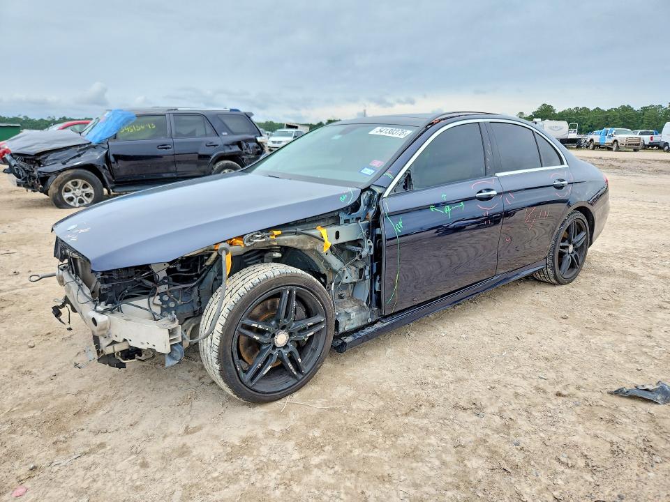 2017 Mercedes-benz E-klasse VIN WDDZF4KB9HA208109 COPART salvage auction — FRONT END, Tx - Salvage Vehicle Title, sold $4,750 on 2026-07-21 (photo 1)
