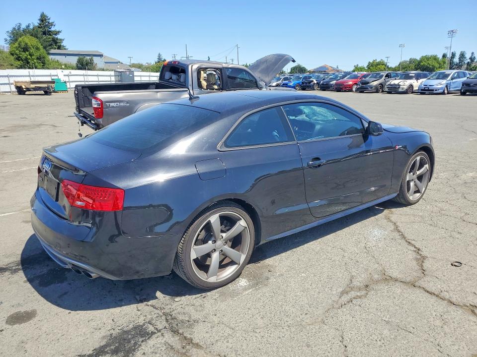 2014 Audi Rs5 VIN WAUVGAFR0EA014153 COPART salvage auction — FRONT END, Ca - Salvage Certificate, sold $1,700 on 2026-07-31 (photo 3)