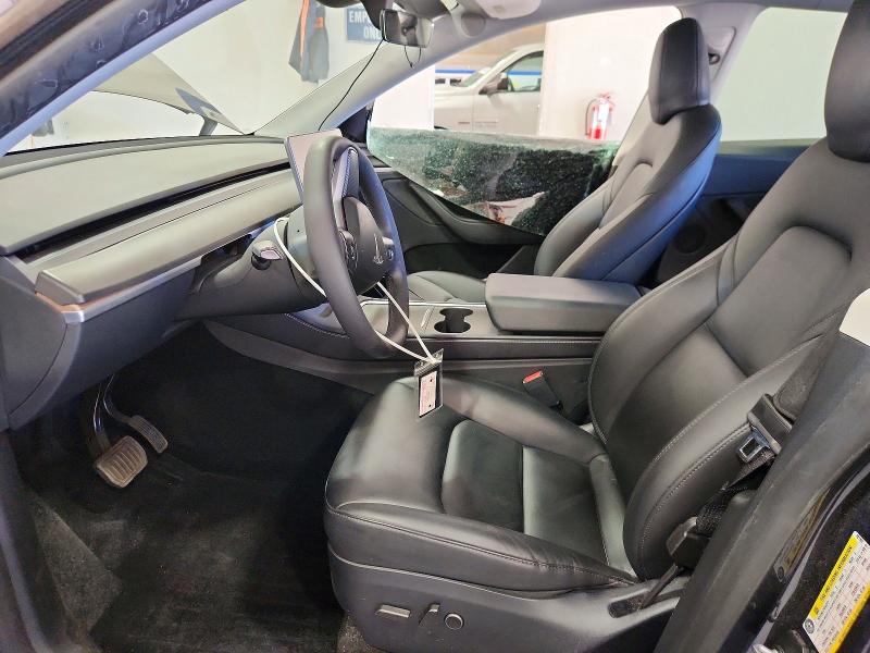 2024 Tesla Model y VIN 7SAYGDEE7RA281903 COPART salvage auction — SIDE, Va - Cert Of Title - Salvage, sold $425 on 2026-07-31 (photo 7)