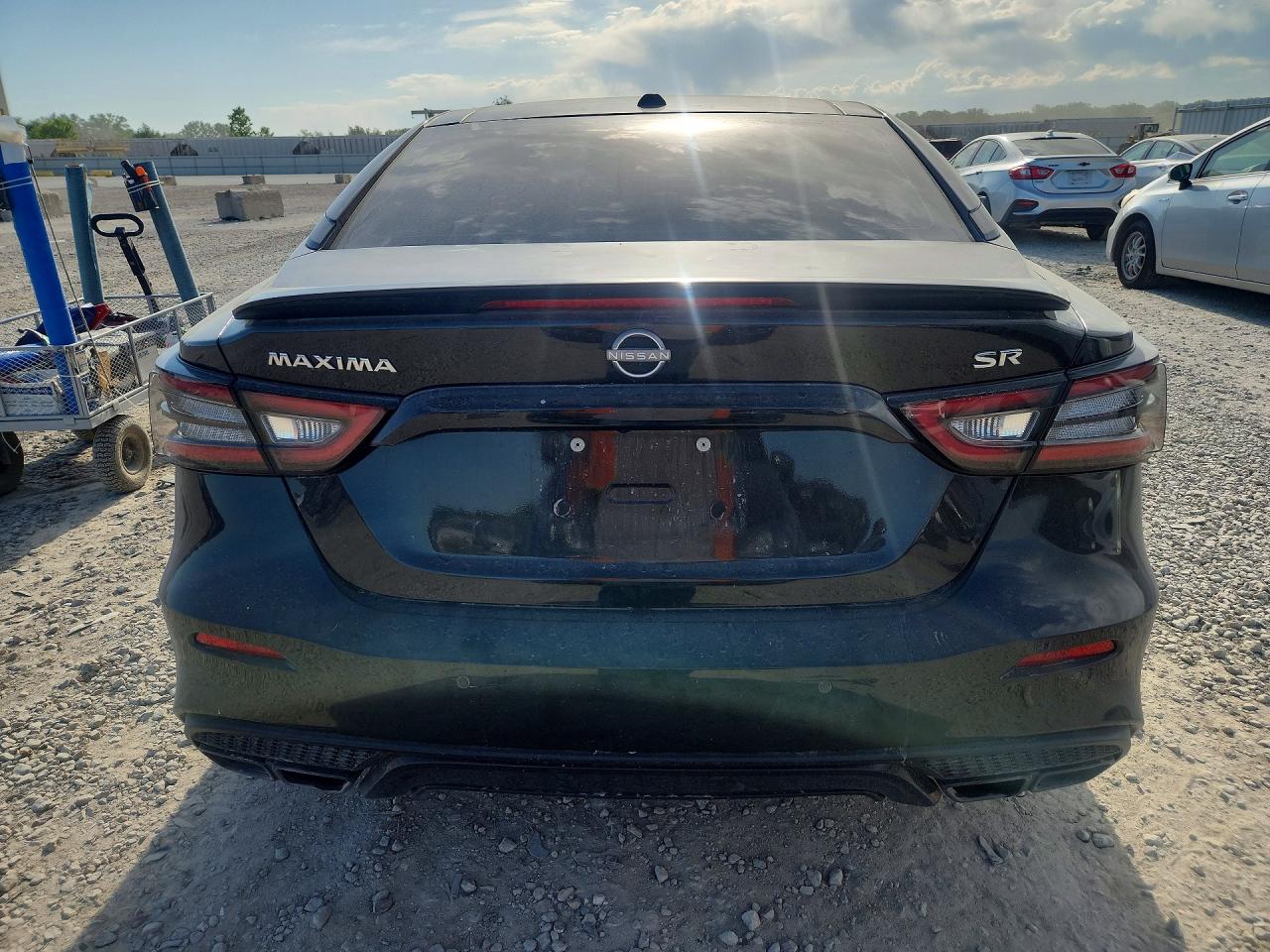 2023 Nissan Maxima VIN 1N4AA6EV1PC504970 COPART salvage auction — Hail, KS - CERT OF TITLE-SALVAGE, sold $12,100 on 2026-07-09 (photo 6)