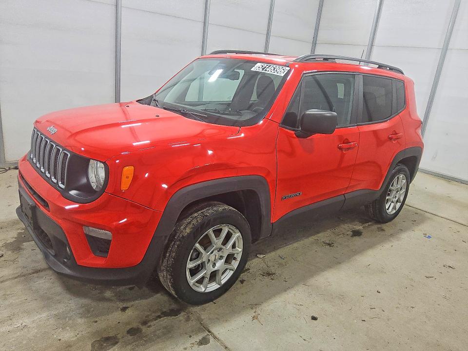 2022 Jeep Renegade VIN ZACNJDB16NPN50575 COPART salvage auction — MINOR DENT/SCRATCHES, In - Certificate Of Title, sold $11,400 on 2026-07-09 (photo 1)