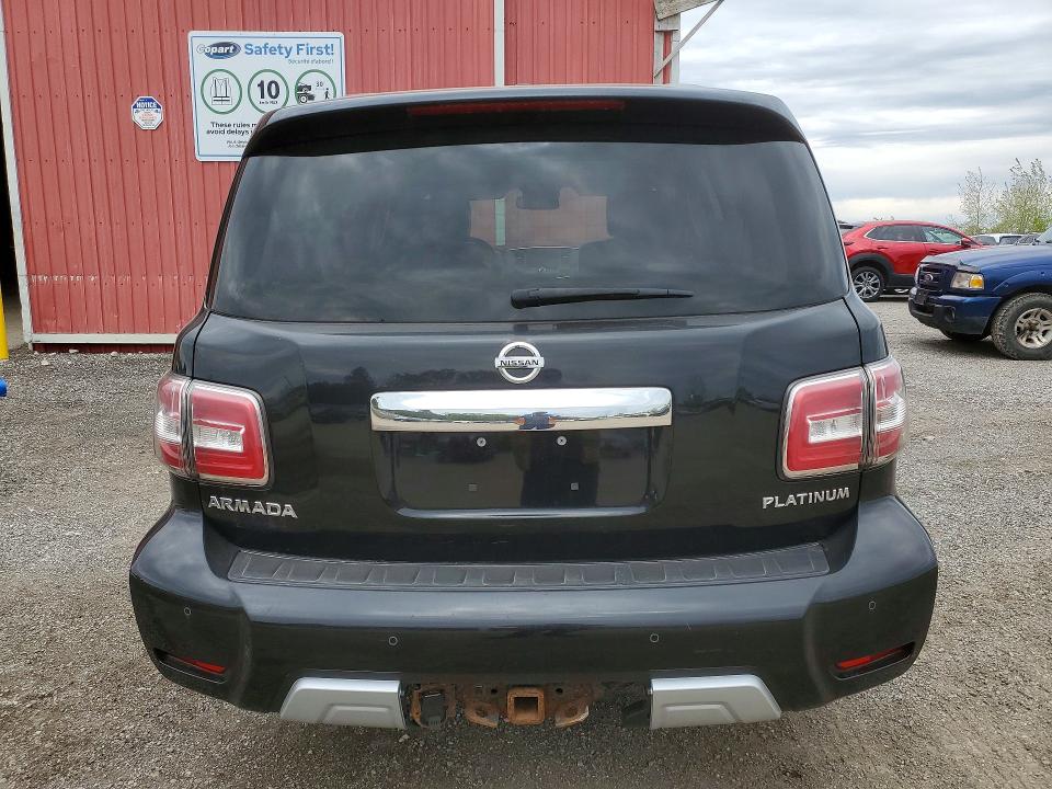 2017 Nissan Armada VIN JN8AY2NE7H9704821 COPART salvage auction — MECHANICAL, On - Permit No Brand - Unfit, sold $8,400 on 2026-07-14 (photo 6)