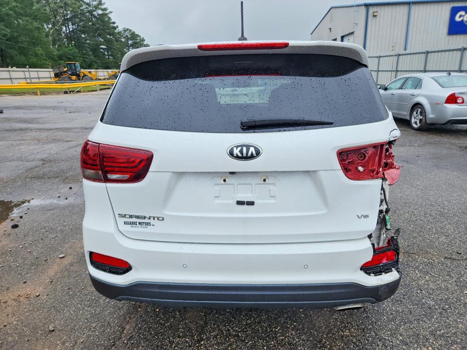 2020 Kia Sorento VIN 5XYPG4A56LG680531 COPART salvage auction — REAR END, Fl - Certificate Of Destruction, sold $1,550 on 2026-07-06 (photo 6)