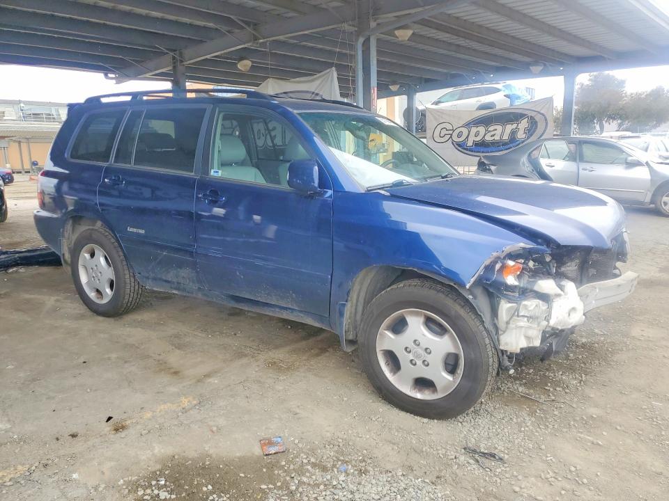 2006 Toyota Highlander VIN JTEEP21A860174035 COPART salvage auction — NORMAL WEAR, Ca - Dis/Dlr/Exp Only Clean Title, sold $650 on 2026-07-07 (photo 4)