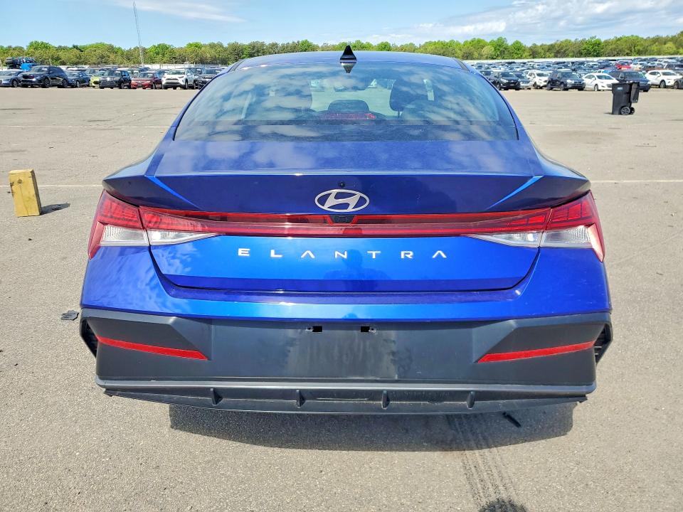 2024 Hyundai Elantra VIN KMHLS4DG1RU696794 COPART salvage auction — WATER/FLOOD, Ny - Mv907A-Flood Salvage, sold $6,400 on 2026-07-06 (photo 6)