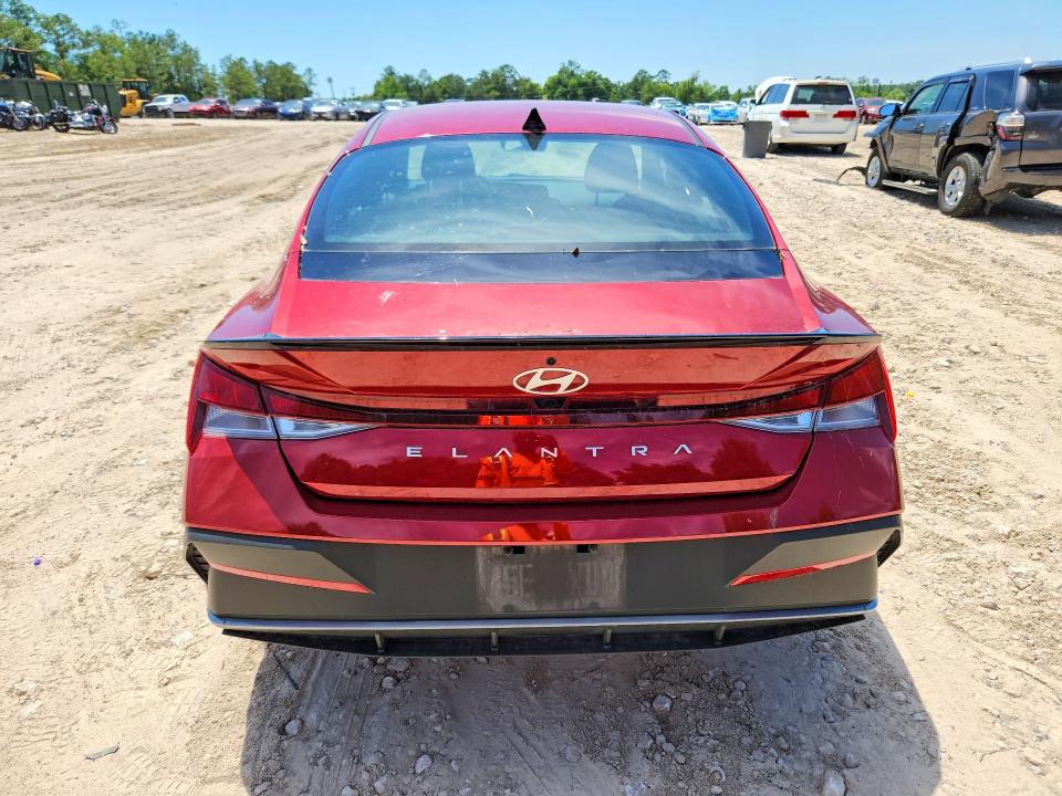 2025 Hyundai Elantra VIN KMHLM4DG5SU903705 COPART salvage auction — FRONT END, Fl - Cert Of Title Slvg Rebuildable, sold $6,600 on 2026-07-17 (photo 6)