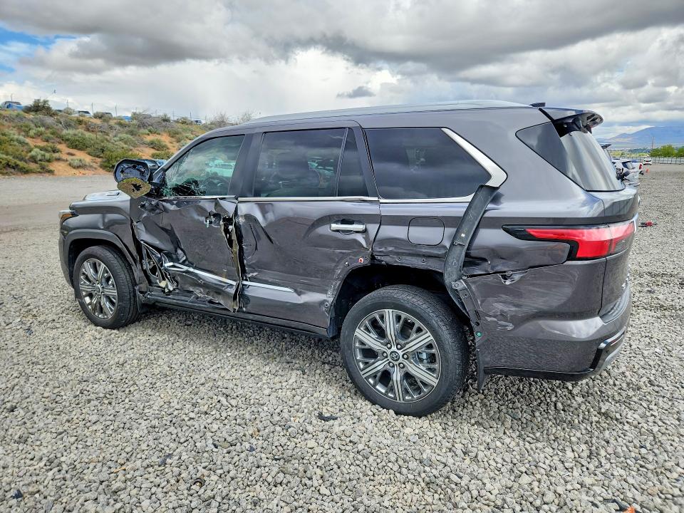 2024 Toyota Sequoia VIN 7SVAAABA9RX040245 COPART salvage auction — SIDE, NV - SALVAGE TITLE, sold $31,000 on 2026-07-30 (photo 2)