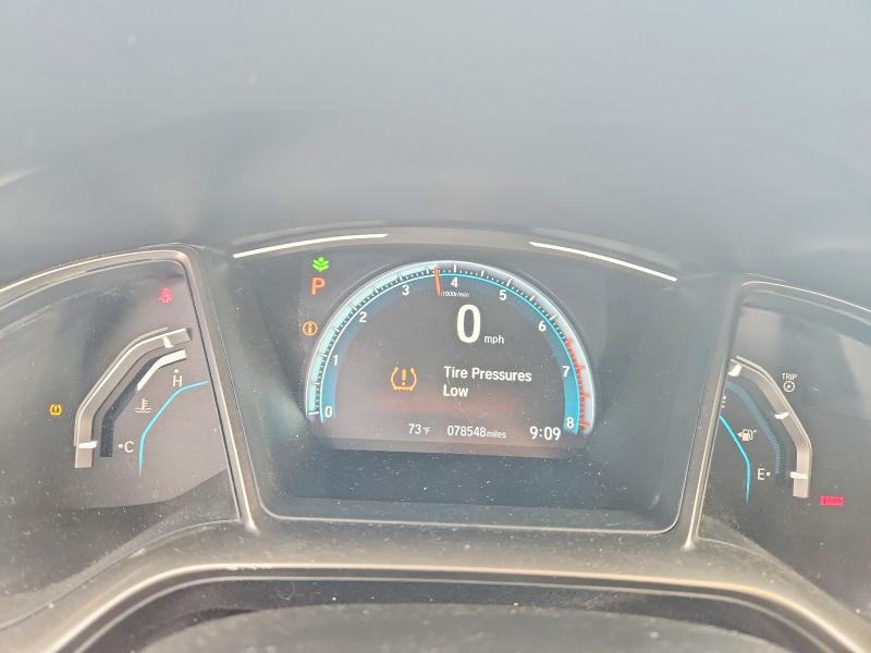 2020 Honda Civic VIN SHHFK7H67LU417187 COPART salvage auction — HAIL, Tx - Certificate Of Title, sold $9,500 on 2026-07-16 (photo 9)
