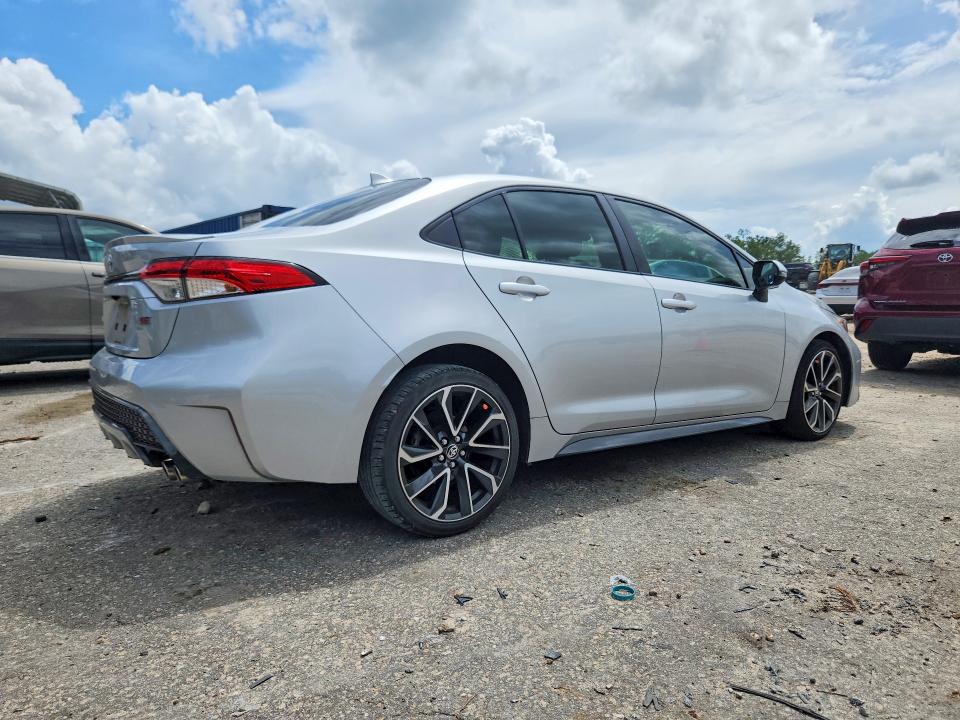 2022 Toyota Corolla VIN JTDP4MCE0NJ092410 COPART salvage auction — SIDE, Fl - Cert Of Title Slvg Rebuildable, sold $6,500 on 2026-07-10 (photo 3)