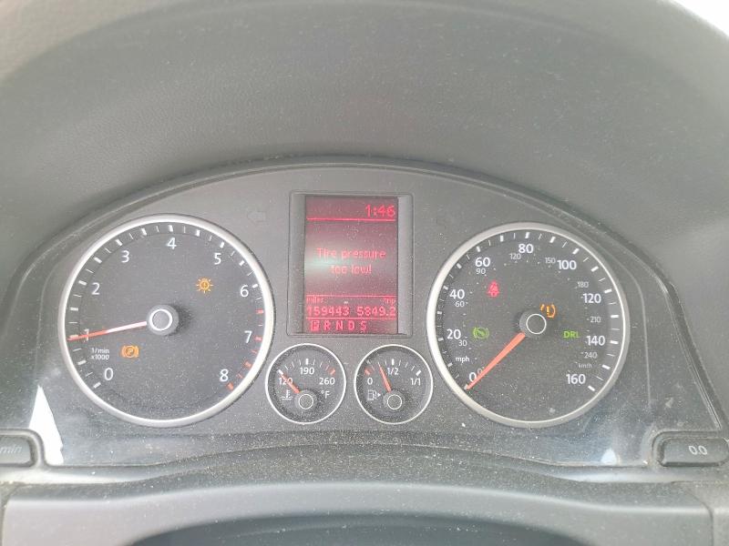 2009 Volkswagen Tiguan VIN WVGAV75N19W521334 COPART salvage auction — FRONT END, Sc - Cert Of Title-Salvage, sold $600 on 2026-07-20 (photo 9)