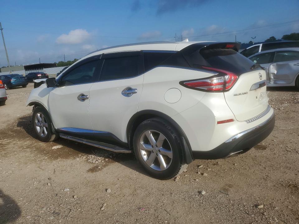 2015 Nissan Murano VIN 5N1AZ2MG4FN229124 COPART salvage auction — FRONT END, Tx - Salvage Vehicle Title, sold $1,550 on 2026-07-02 (photo 2)